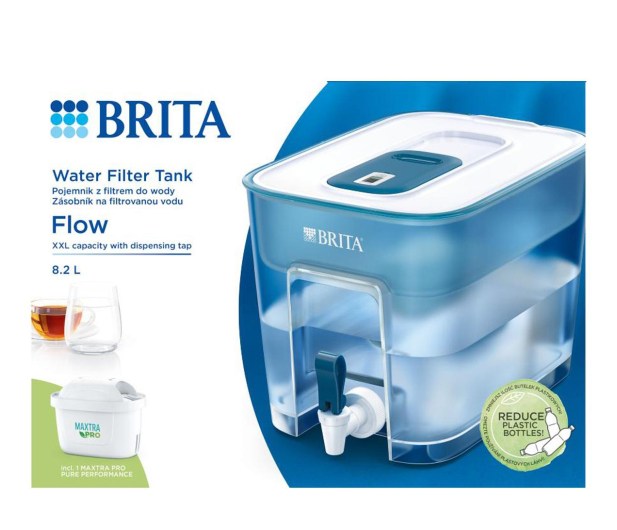 Brita Dystrybutor Flow niebieski z wkładem filtrującym MAXTRAPRO P - 1239756 - zdjęcie 4